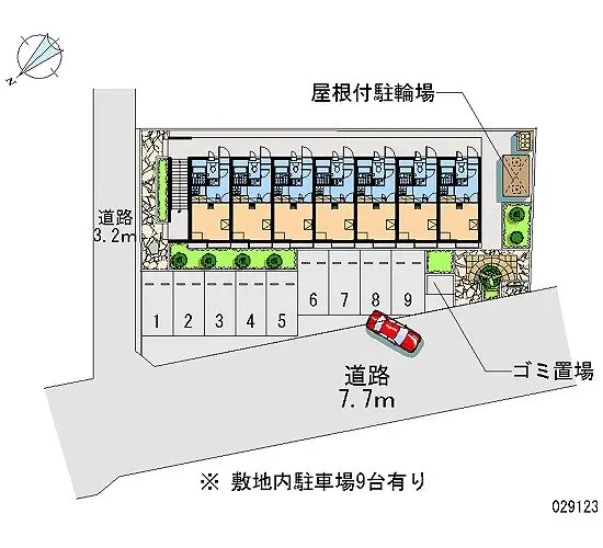 ★手数料０円★安城市今本町１丁目　月極駐車場（LP）